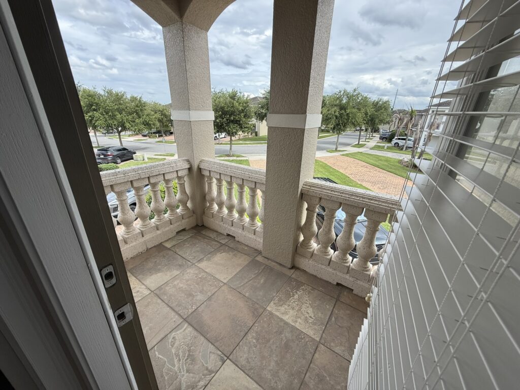 Second Master Front Balcony